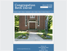 Tablet Screenshot of congbethdavid.org